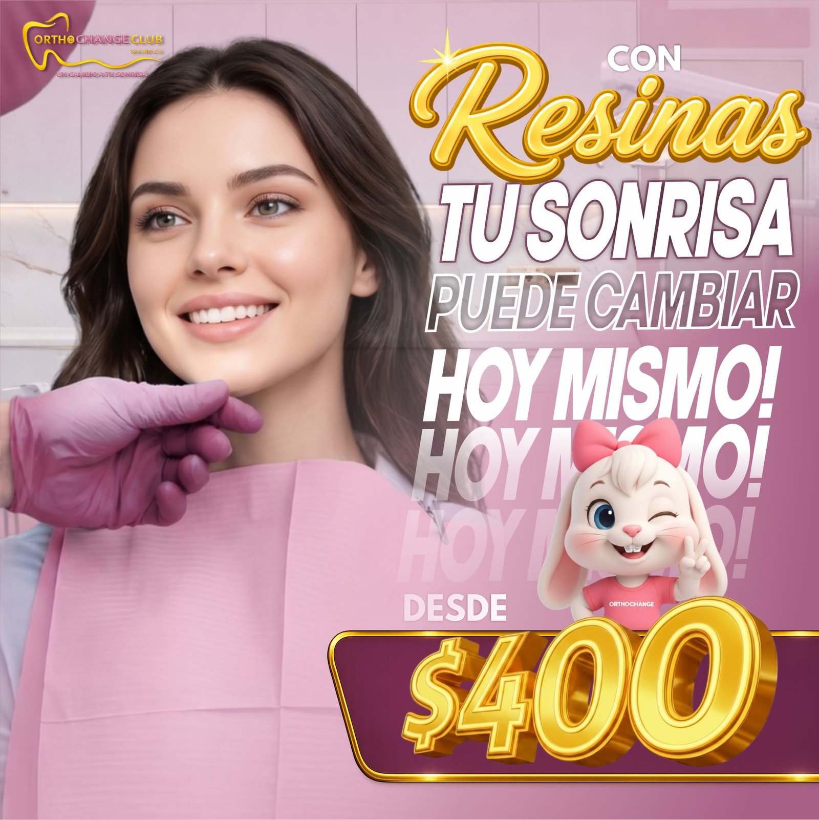 Promoción de resinas estéticas